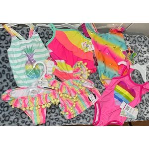 Bundle Lot Girls Toddler Bathing Suit NWT SIze 2T